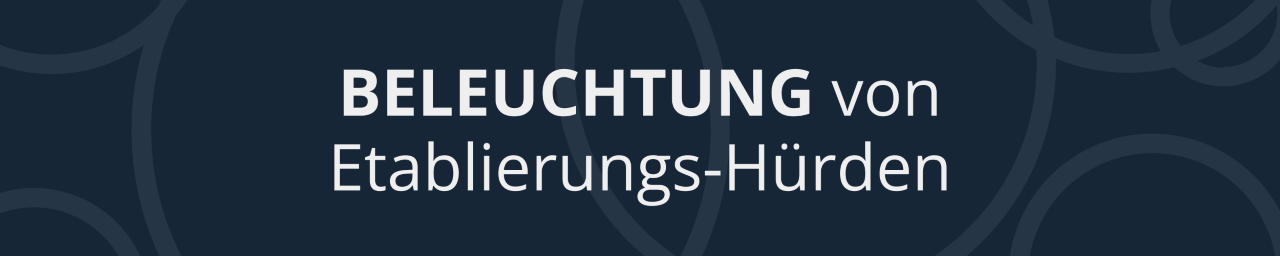 Kulturreform – Führungskräftecoaching in Hamburg - BELEUCHTUNG von Etablierungs-Hürden